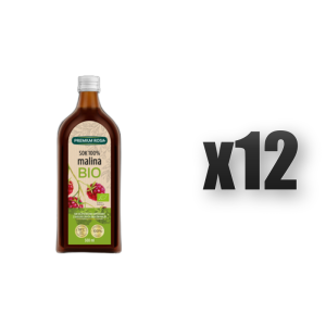 Premium Rosa BIO Malina 100% 500 ml 12 szt.