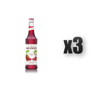 Monin Raspberry - syrop malinowy 0,7l 3 szt.