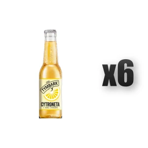 Tymbark Cytroneta Napój gazowany o smaku cytrynowym 330 ml 6 szt.