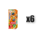 Hortex Vitaminka Junior Jabłko, marchew, truskawka sok 100% karton 200ml 6 szt.