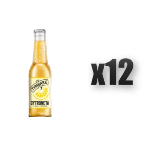 Tymbark Cytroneta Napój gazowany o smaku cytrynowym 330 ml 12 szt.