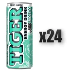 Tiger Zero Sugar o smaku Mojito gazowany napój energetyzujący 250 ml 24 szt.