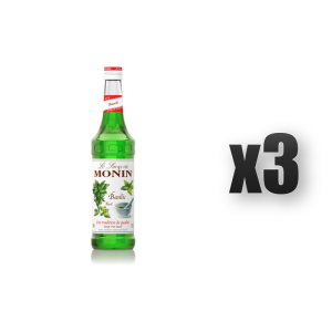 Monin Basil - syrop bazylia 0,7l 3 szt.