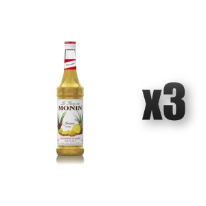 Monin Pineapple - syrop ananasowy 0,7l 3 szt.