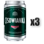 woda mineralna Cisowianka niegazowana 0,33L 3 szt.