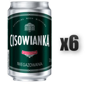 woda mineralna Cisowianka niegazowana 0,33L 6 szt.