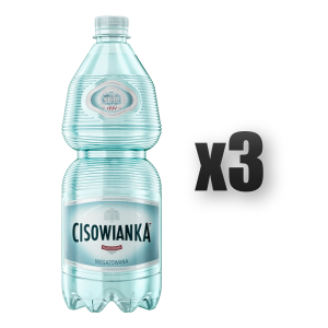 woda mineralna Cisowianka niegazowana 1,0 L 3 szt.