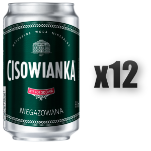 woda mineralna Cisowianka niegazowana 0,33L 12 szt.