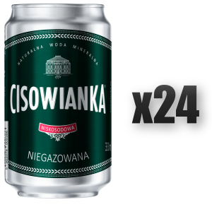 woda mineralna Cisowianka niegazowana 0,33L 24 szt.