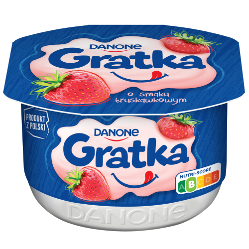 Gratka deser o smaku truskawkowym Danone 115 g Gratka deser o smaku truskawkowym Danone 115g
