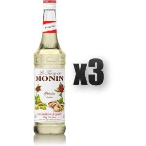 Monin Pistachio - syrop pistacjowy 0,7l 3 szt.