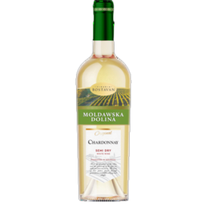 'Mołdawska Dolina Chardonnay Wino gronowe białe półwytrawne 0,75 l