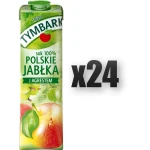 Tymbark Sok 100% Polskie Jabłka z Agrestem 1l 24 szt.