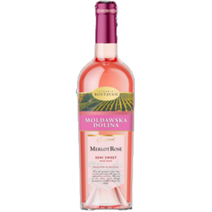 'Mołdawska Dolina Rose Wino gronowe różowe półsłodkie 750 ml