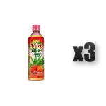 VITA ALOE Napój z aloesem 38% 0,5l Truskawka 3 szt.