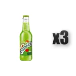 Tymbark Napój Niegazowany o Smaku Jabłko Kiwi - Szklana Butelka 250 ml 3 szt.