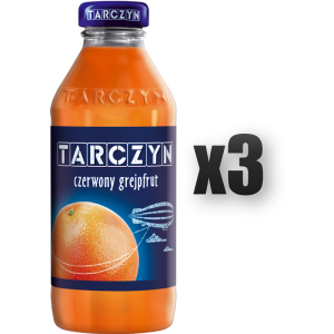 Tarczyn Napój czerwony grejpfrut 300 ml 3 szt.
