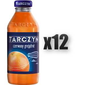 Tarczyn Napój czerwony grejpfrut 300 ml 12 szt.