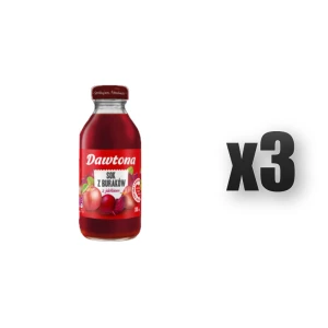 Sok z buraków z jabłkiem 300ml Dawtona 3 szt.