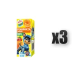 Hortex Leon i Przyjaciele pomarańcza-jabłko sok 100% kartonik 200ml ze słomką 3 szt.