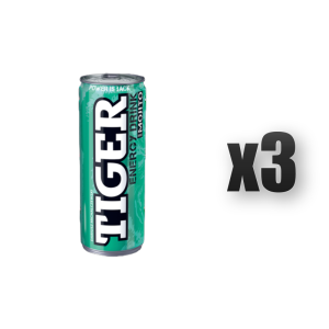 Tiger Mojito Gazowany napój energetyzujący o smaku mojito 250 ml 3 szt.