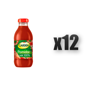 Sok Pomidorowy w Butelce 100% Naturalny Bez Cukru Pasteryzowany - 300 ml 12 szt.