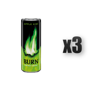 Burn Apple Kiwi 250ml 3 szt.