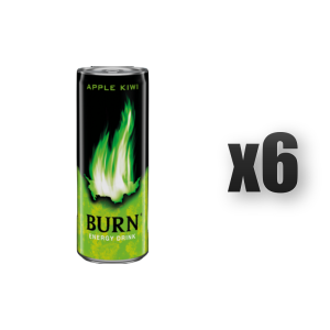 Burn Apple Kiwi 250ml 6 szt.