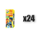Hortex Leon i Przyjaciele pomarańcza-jabłko sok 100% kartonik 200ml ze słomką 24 szt.