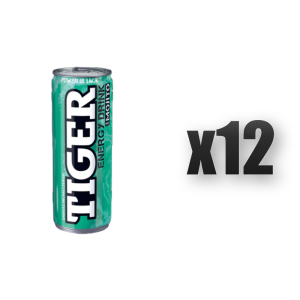 Tiger Mojito Gazowany napój energetyzujący o smaku mojito 250 ml 12 szt.