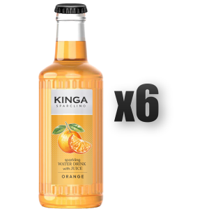 Kinga Pienińska napój Sparclino Orange 250ml glass 6 szt.