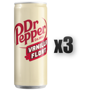 Napój gazowany Dr Pepper Vanilla 0,33L 3 szt.