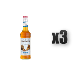 Monin Caramel Sugar Free - syrop bezcukrowy karmelowy 0,7l 3 szt.