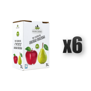 Sok NFC jabłkowo-gruszkowy 100% Dolina Czerska 3L 6 szt.