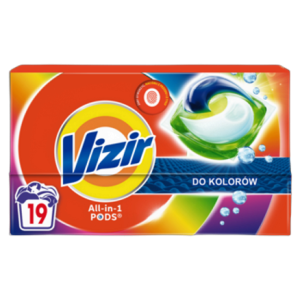 Vizir Kapsułki do prania All in1 PODS Color 19 szt. (19 x 18,2 g)