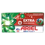Ariel Allin1 PODS Dodatkowa Moc Usuwania Plam, Kapsułki do prania, 26 prań (26 x 24,5 g)