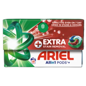 Ariel Allin1 PODS+ Extra Stain Removal Kapsułki do prania, 19 prań