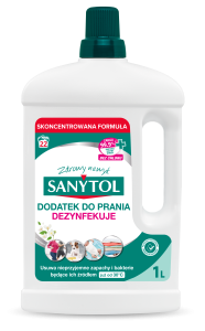 Sanytol dezynfekujący dodatek do prania o zapachu białych kwiatów 1 l