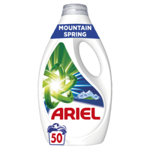 Ariel Płyn do prania + Touch Of Lenor Mountain Spring 50 prań 2,25 l