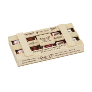 Duc d'O Czekoladki belgijskie z likierem MIX kratka125g