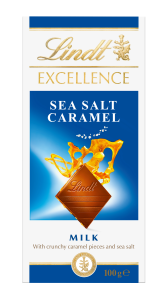 Lindt EXCELLENCE Milk Caramel Salt 100g