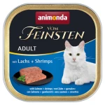 Animonda Vom Feinsten Adult "dorosły kot" Łosoś i krewetki 100g