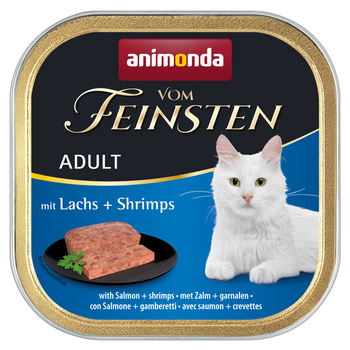 Animonda Vom Feinsten Adult "dorosły kot" Łosoś i krewetki 100g 860946_0_1752525345598.jpg