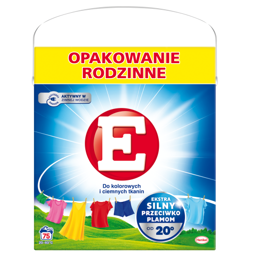 E Proszek do kolorowych i ciemnych tkanin 4,125 kg 75 prań 1218670.png