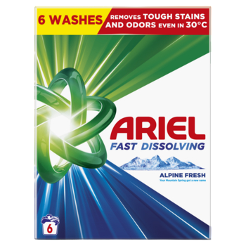Ariel Alpine Fresh Proszek do prania 330g, 6 prań 924e58190d81e5094e259b3ecc463192.png