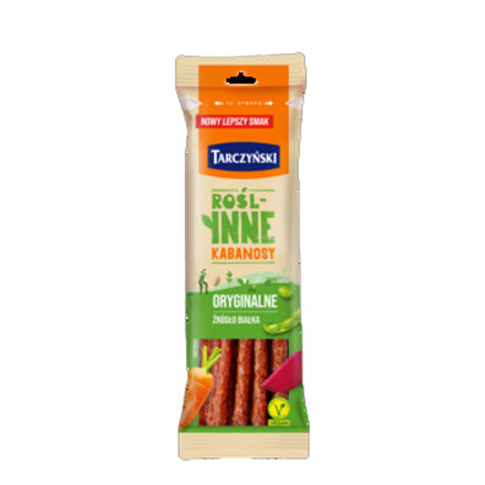 Roślinne kabanosy oryginalne Tarczyński 90 g Roślinne kabanosy oryginalne Tarczyński 90g
