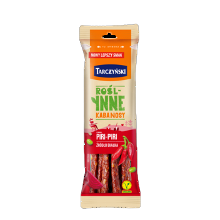 Roślinne kabanosy piri piri Tarczyński 90 g Roślinne kabanosy piri piri Tarczyński 90g