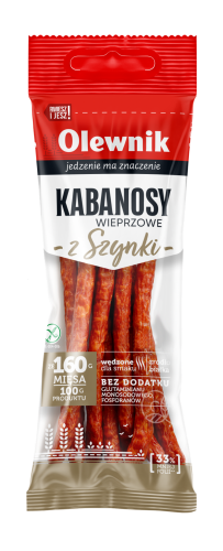 Kabanosy wieprzowe z szynką Olewnik 105g
