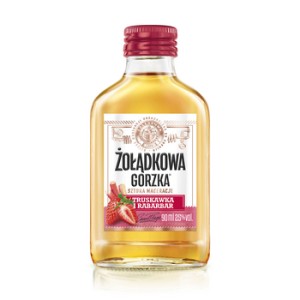 'Żołądkowa Gorzka Truskawka z rabarbarem 25% 0,09L