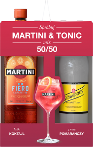'Martini Fiero 14.5% 1L + tonic 0,85L